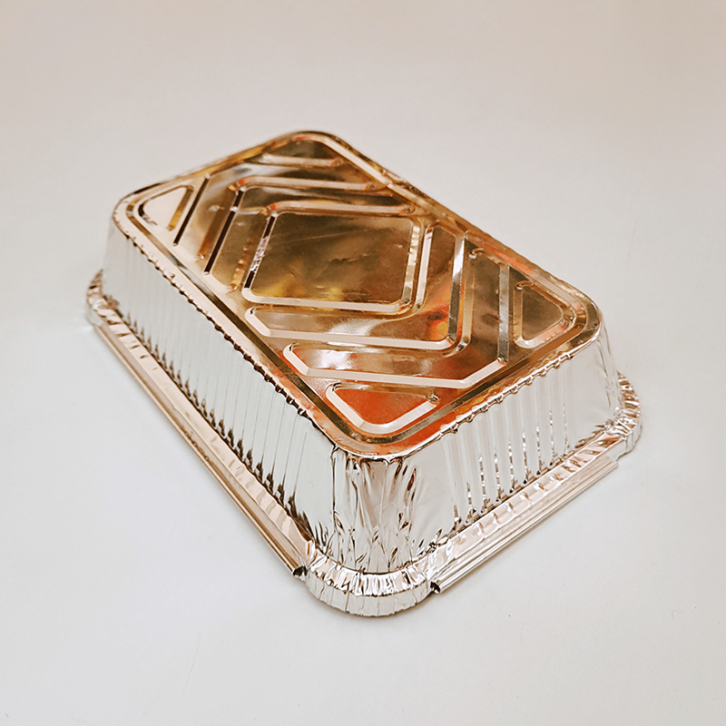 Rectangular Aluminum Foil Barbecue Baking Container