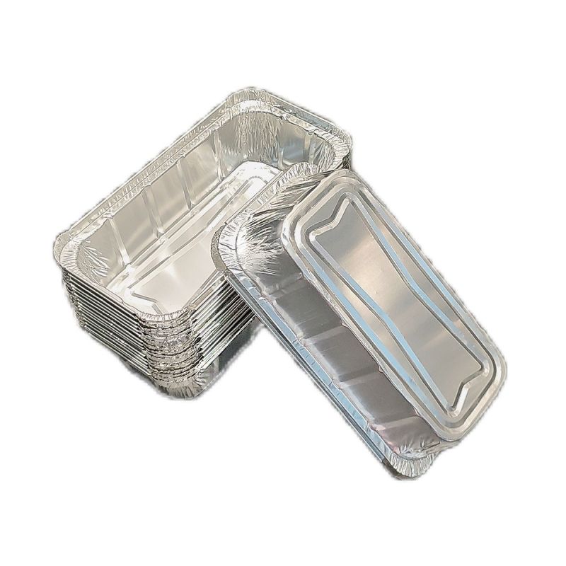 Aluminum Foil BBQ Baking Tray Take Out Tableware
