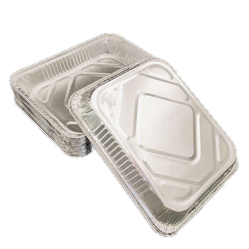 Disposable Aluminum Foil Food Container for Baking Roasting