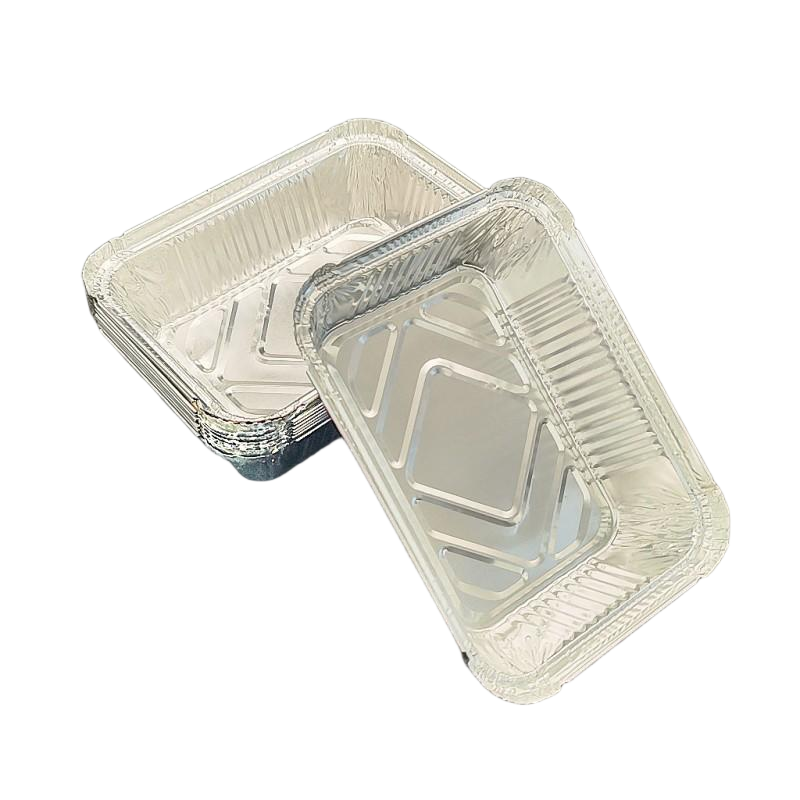 650ml Aluminum Foil Baking Pans with Cardboard Lids
