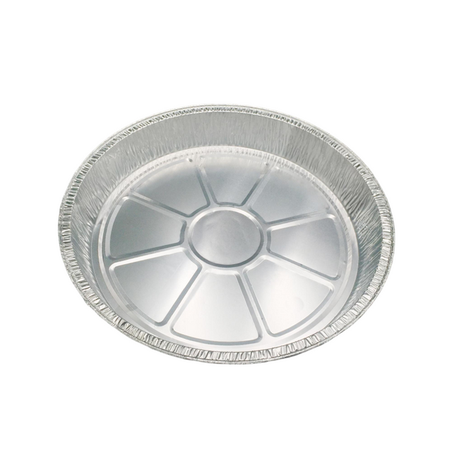 11 Inch Premium Aluminum Foil Round Drip Pan, Food-Safe