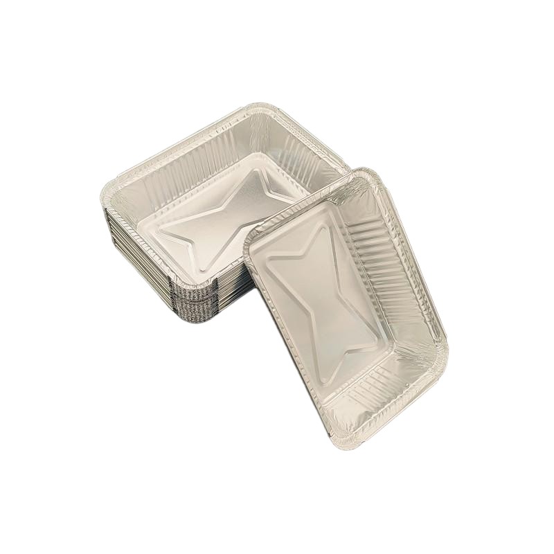 1100ml Disposable Food Grade Aluminum Foil Oven Tray