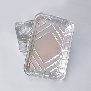 2200ml Rectangle Disposable Aluminum Baking Pans Oven Safe