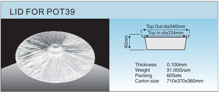 LID FOR POT39