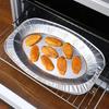 Oval Embossed Aluminium Foil Fish Pan Disposable