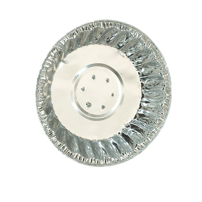 4 Inch Aluminium Foil Seafood Snail Dish with Hole