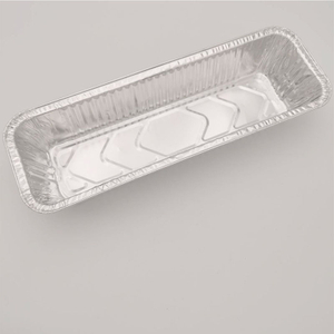 Long bread baking mold disposable food grade environmental protection oven safe aluminum foil container household pastry tray Professional factory