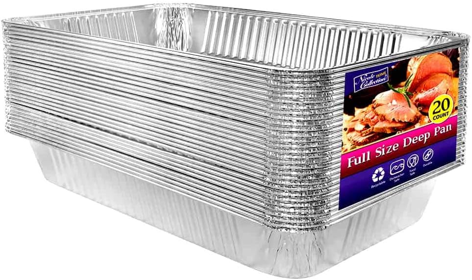 5000ml Extra Large Heavy Duty Aluminum Pans Half Size