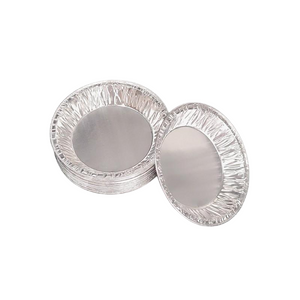 4 Inches Small Round Disposable Aluminum Foil Muffin Tray