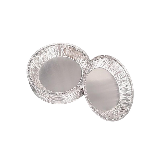 4 Inches Small Round Disposable Aluminum Foil Muffin Tray