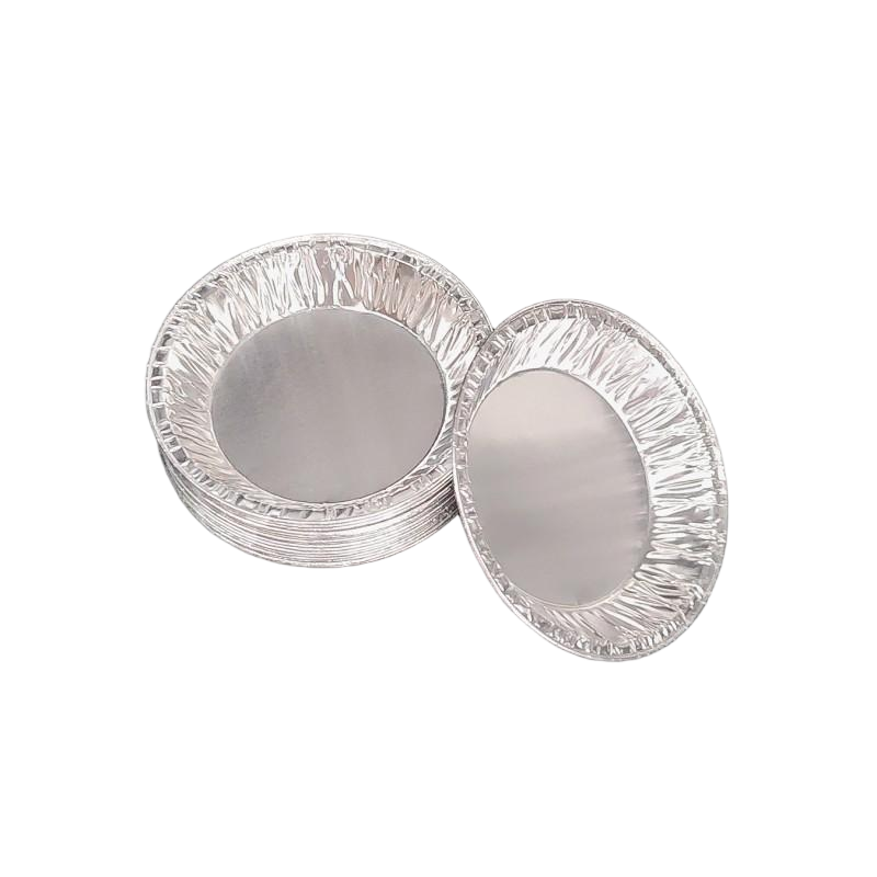 4 Inches Small Round Disposable Aluminum Foil Muffin Tray