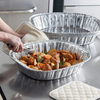 Extra-Large 7000ml Oval Aluminum Foil Roasting Pan for Turkey