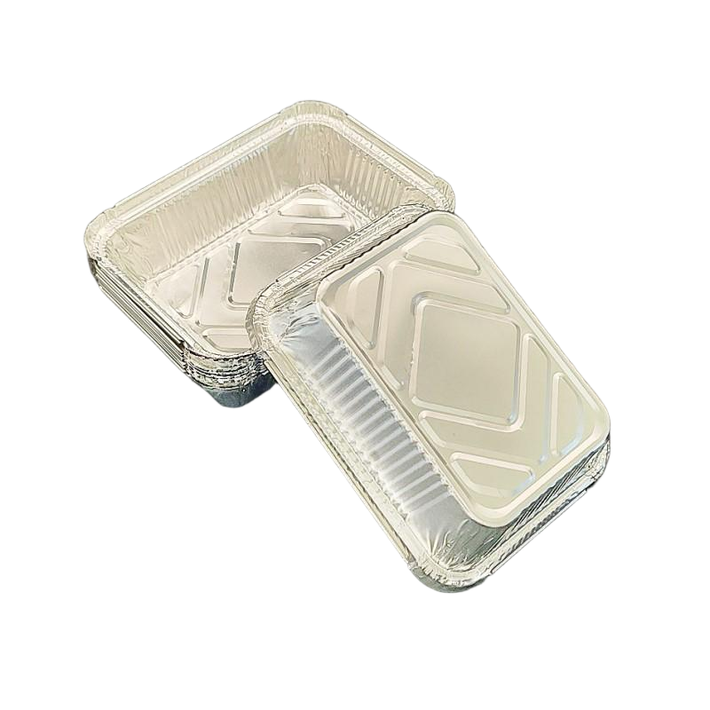 650ml Aluminum Foil Baking Pans with Cardboard Lids