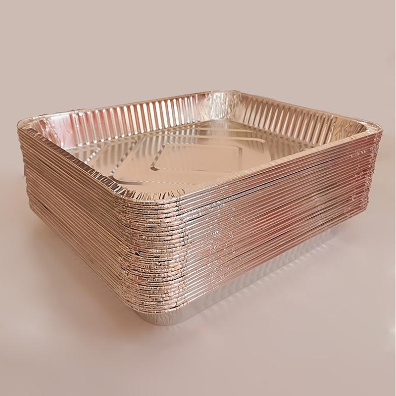 5000ml Extra Large Aluminum Foil Food Baking Pans with Lids