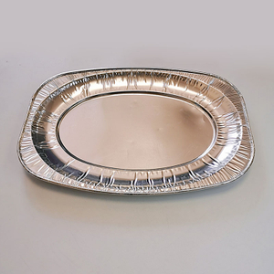 Oval aluminum foil fish pan