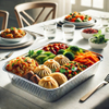 Disposable Aluminum Foil Tableware For Food Serving