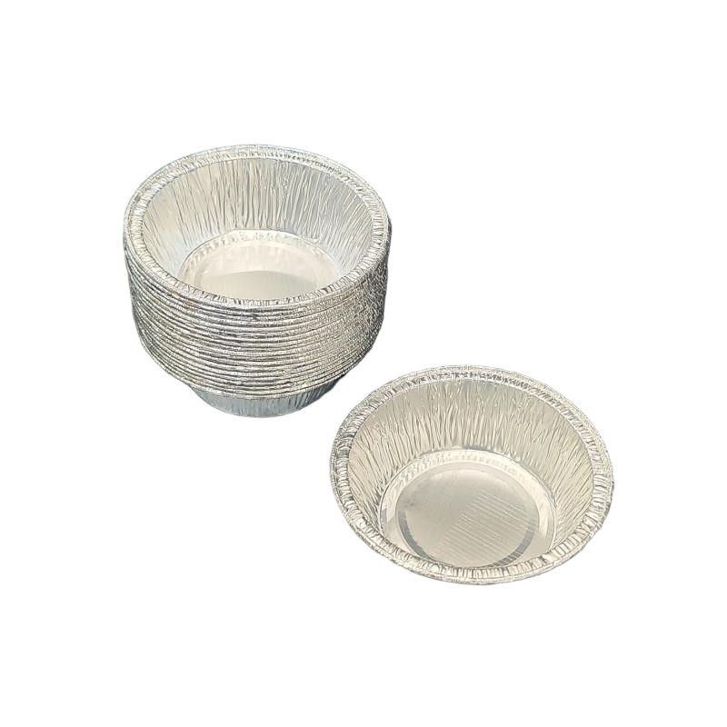 Small Round Egg Tart Cup Aluminum Foil Container
