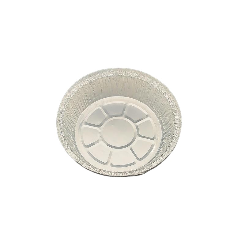7 Inch Factory Price Round Aluminum Shallow Pie Foil Plate