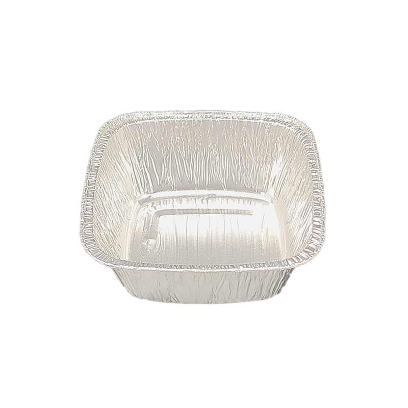250ml Aluminum Square Cake Bowl - Foil Tableware