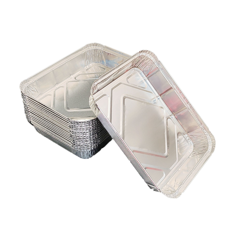 950ml Rectangular Aluminum Foil Baking Service Tray