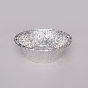 4.3-inch Small Round Egg Tart Cup Aluminum Foil Container