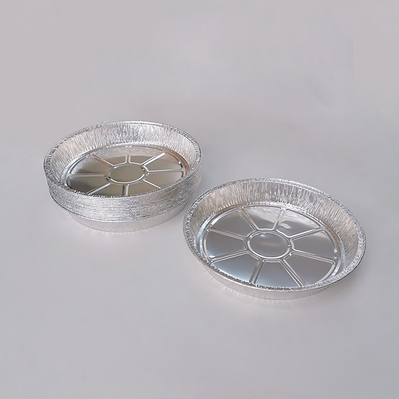 Round Aluminum Pans with Cardboard Lids