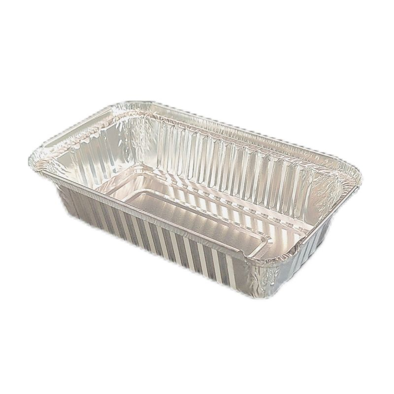 Deepen Rectangular Food Container with Lid Aluminum Foil