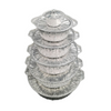  Aluminum Foil Pots Steam Pans with Foil Lids