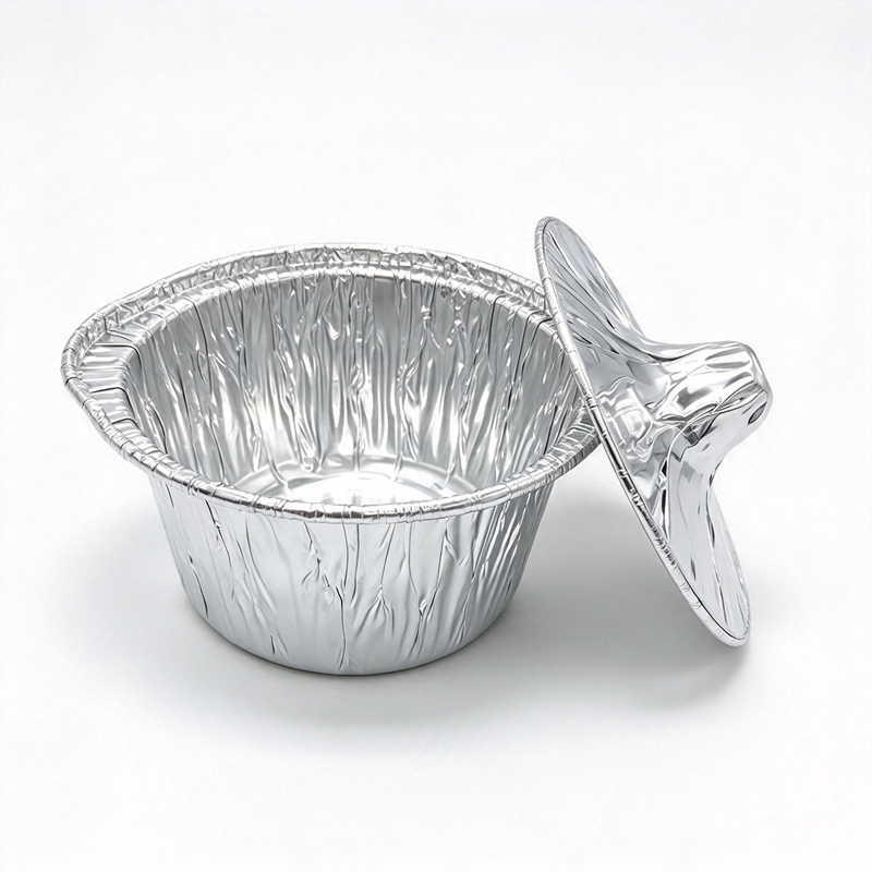 Aluminum Foil Pots Steam Pans with Foil Lids